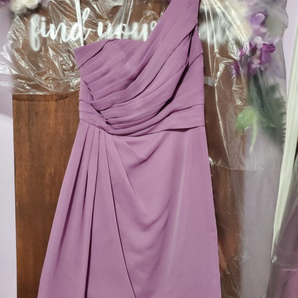 David's Bridal Short Summer Bridesmaids Dress